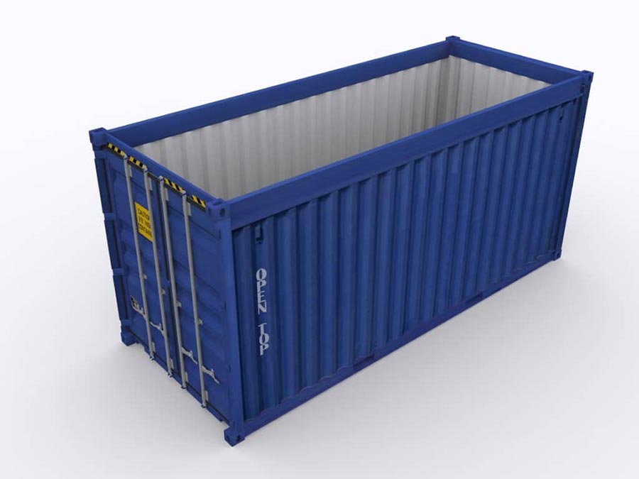 Kakšni so scenariji uporabe Open Top Containerja?