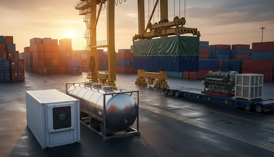 Različne vrste posebnih ladijskih kontejnerjev in uporaba